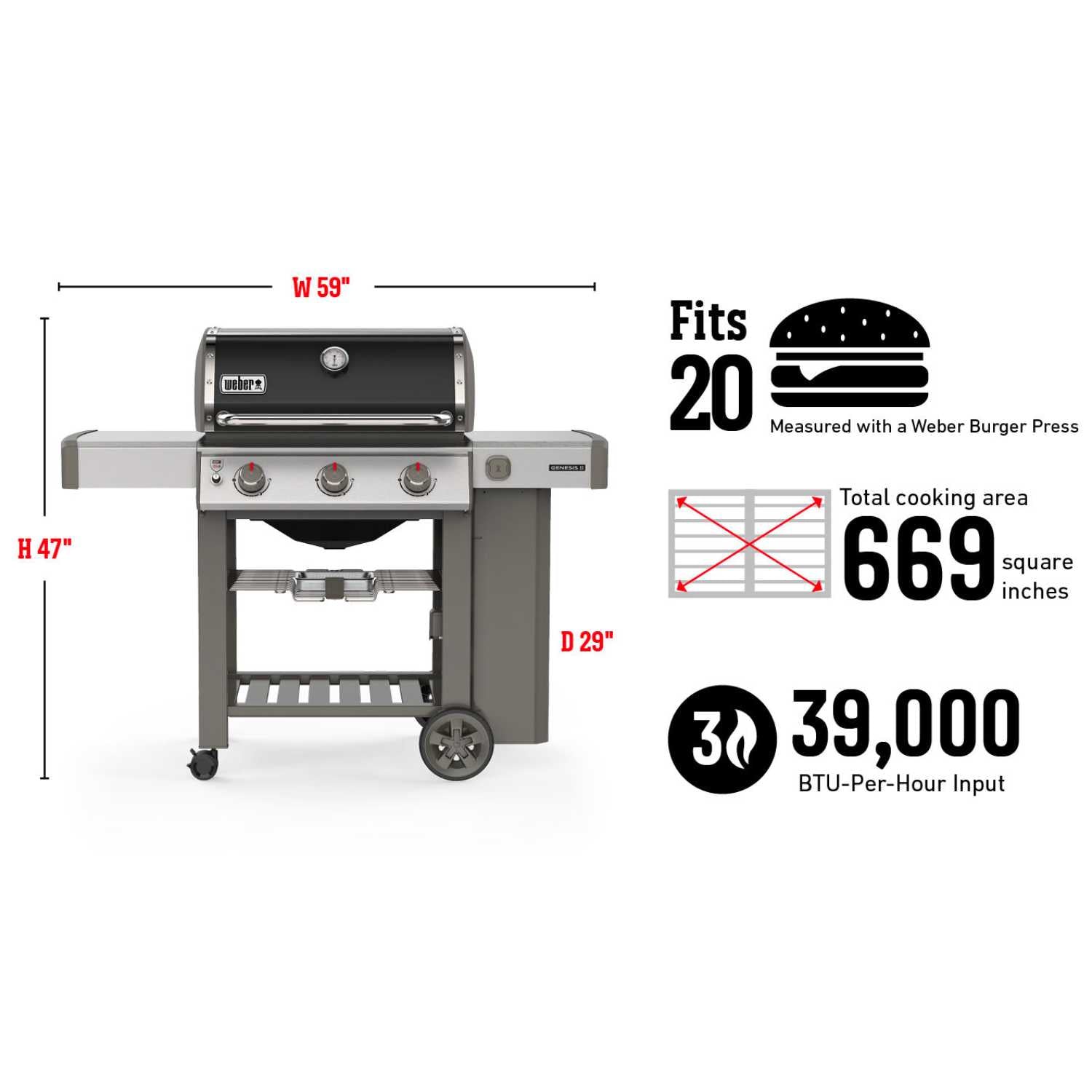 Weber Genesis II E-310 Grill perfect for outdoor barbecues available at MeatKing.hk1