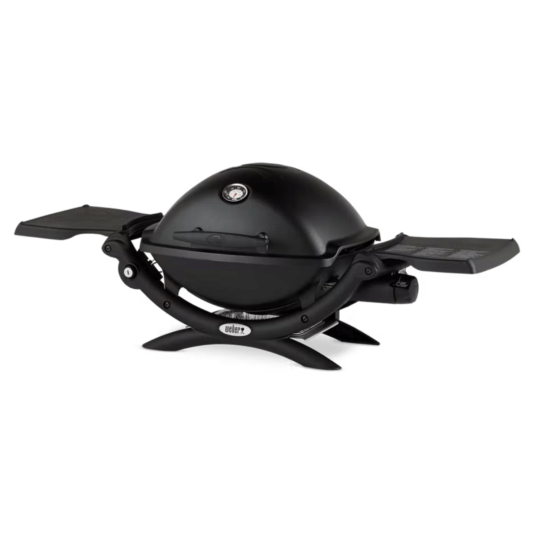 Weber Q1250 Grill in black color perfect for outdoor cooking available at MeatKing.hk6