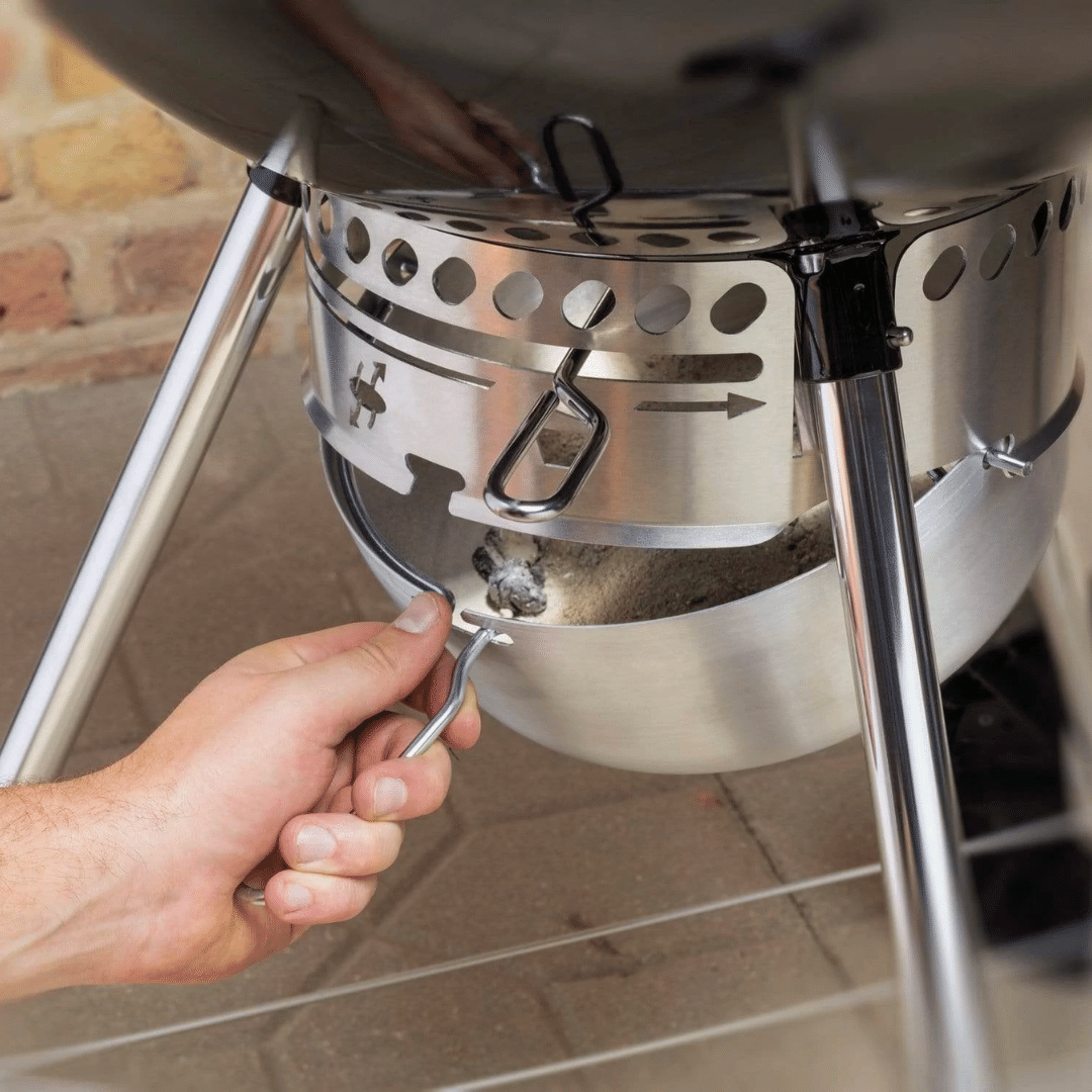 Weber Original Kettle GBS Grill perfect for outdoor barbecues available at MeatKing.hk4