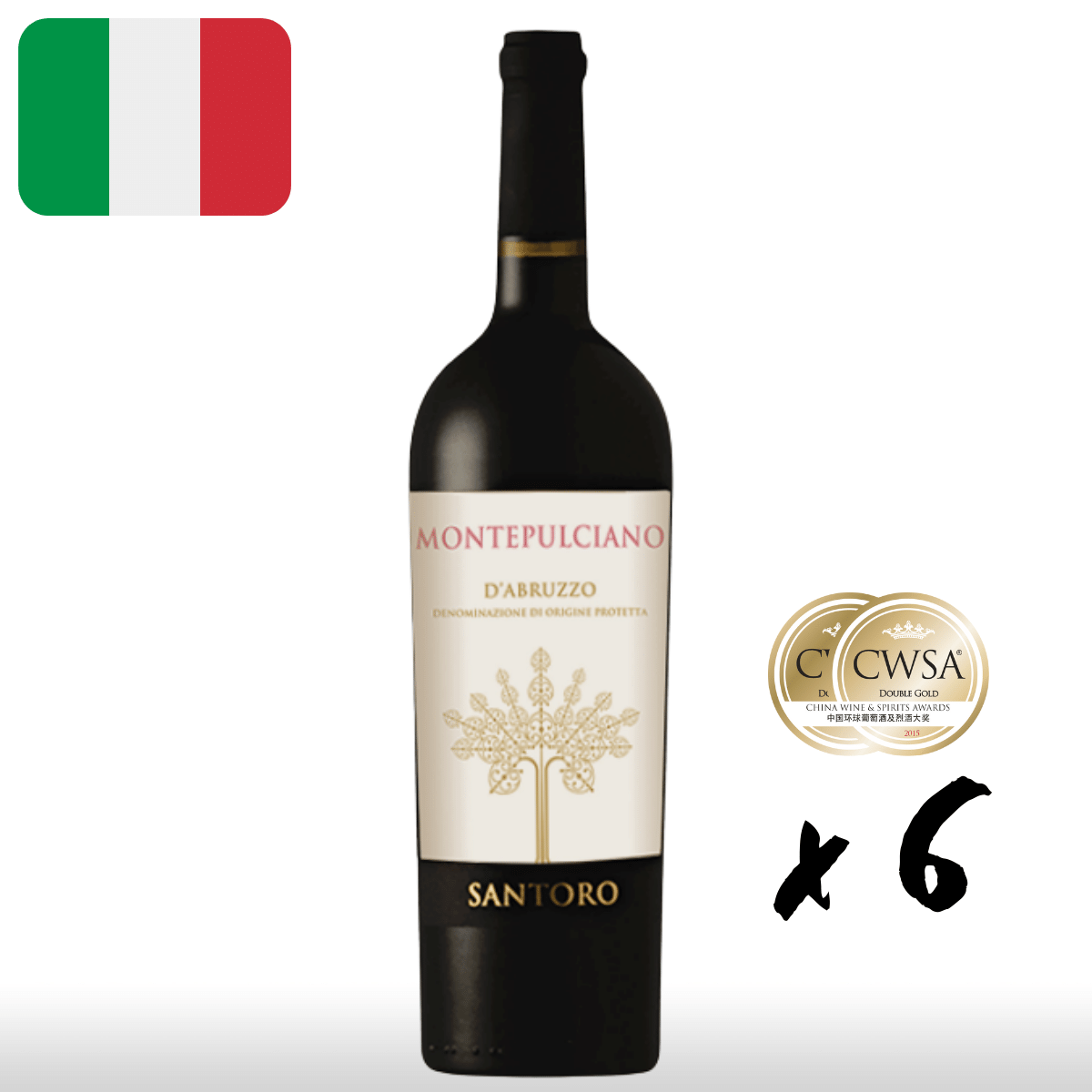 Santoro Montepulciano d'Abruzzo wine bottle1
