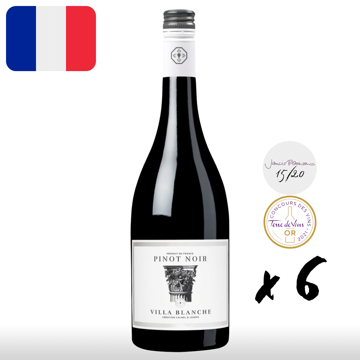 Calmel Joseph Villa Blanche Pinot Noir wine bottle0