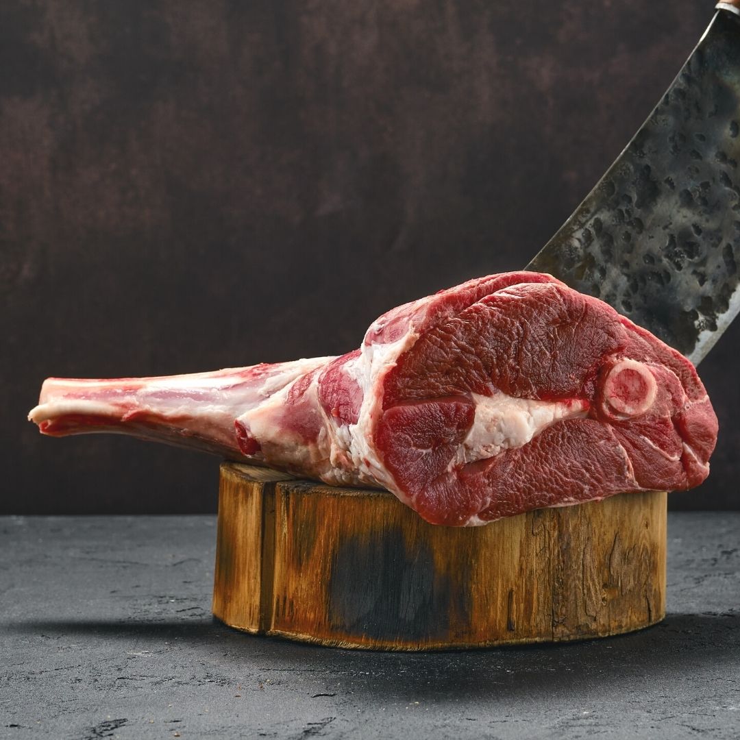 Premium New Zealand bone-in lamb leg from MeatKing.hk3