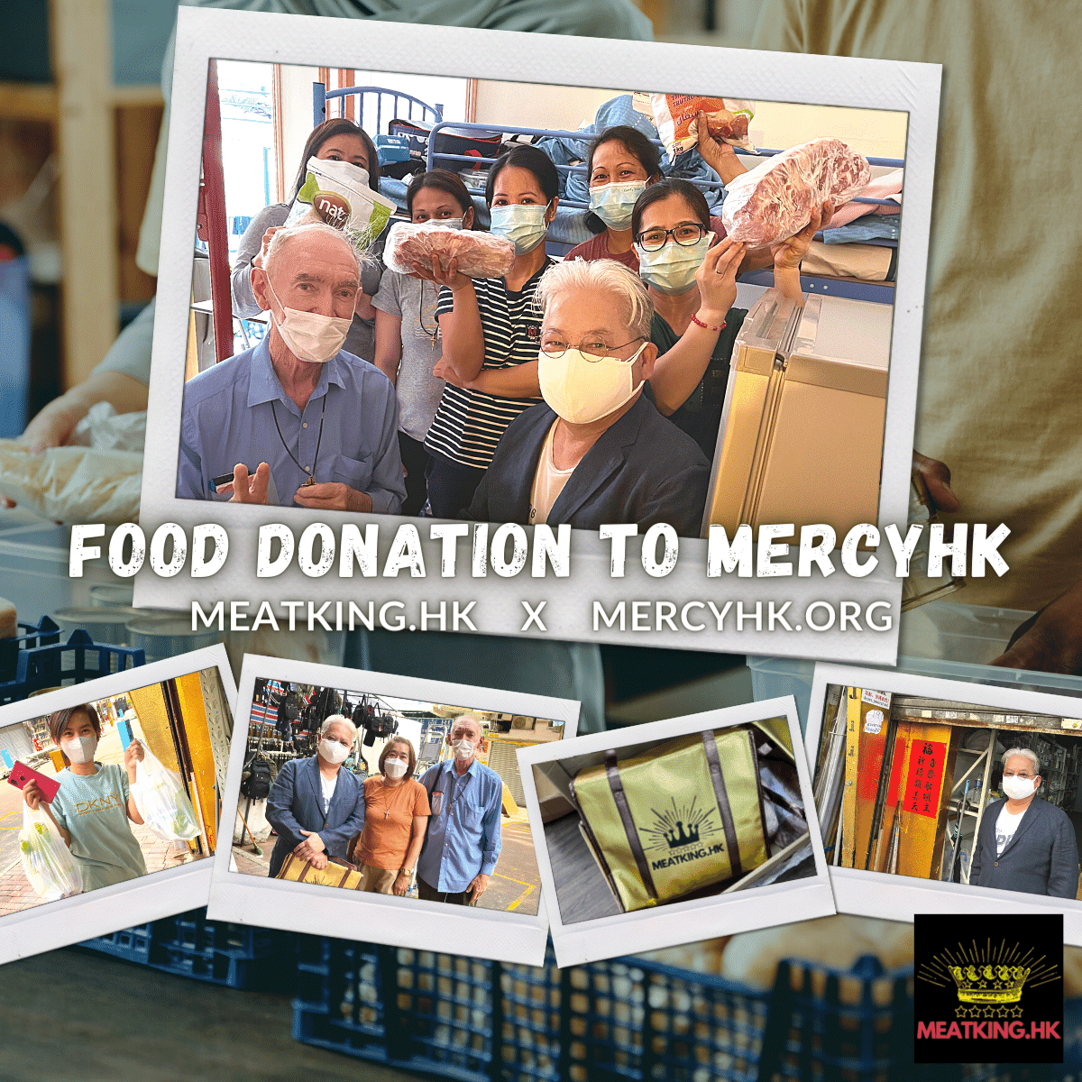 Food Donation to MercyHK | MeatKing.hk