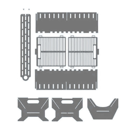 Meat King Premium Grill with Laser Cut Design for BBQ from MeatKing.hk6