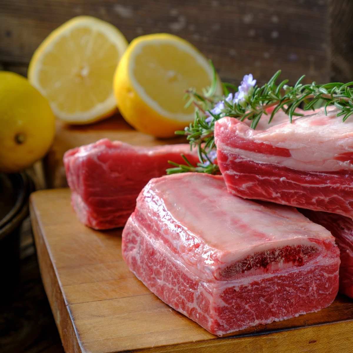 Premium USDA Angus Beef Short Ribs - Bone-In, MeatKing.hk