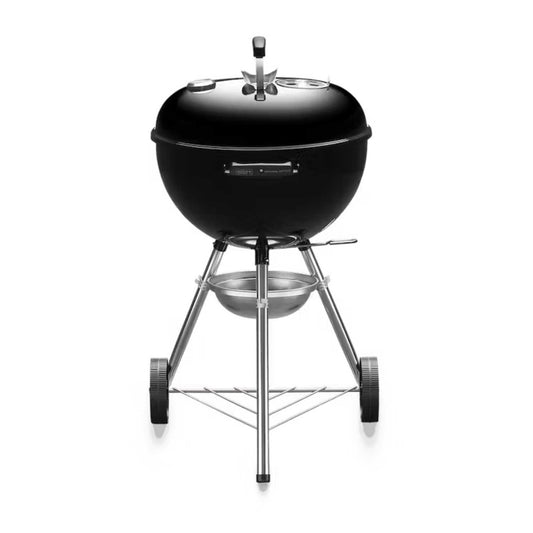 Weber Original Kettle Charcoal Grill 47cm with Thermometer (Black) - MeatKing.hk