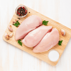 Fresh Australian boneless chicken breasts available at MeatKing.hk0