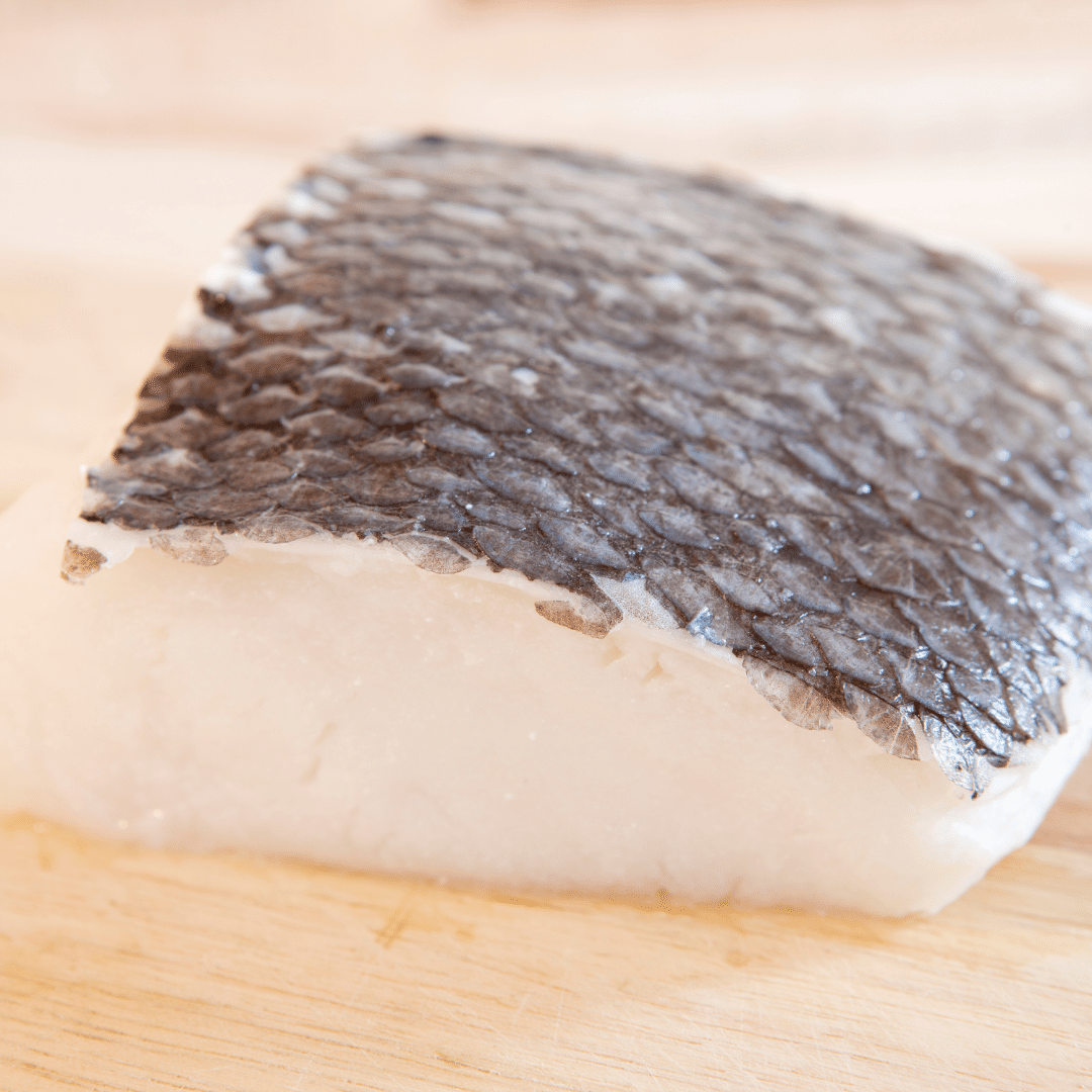 Chilean Wild Catch Boneless Skin On Sea Bass Steak