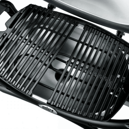 Weber Q1400 Grill in Dark Grey perfect for outdoor cooking available at MeatKing.hk0