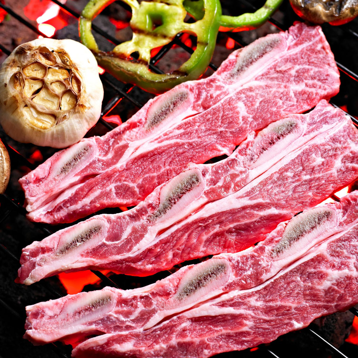 Australian Black Angus Bone-In Short Ribs | Premium BBQ Beef Cuts ...